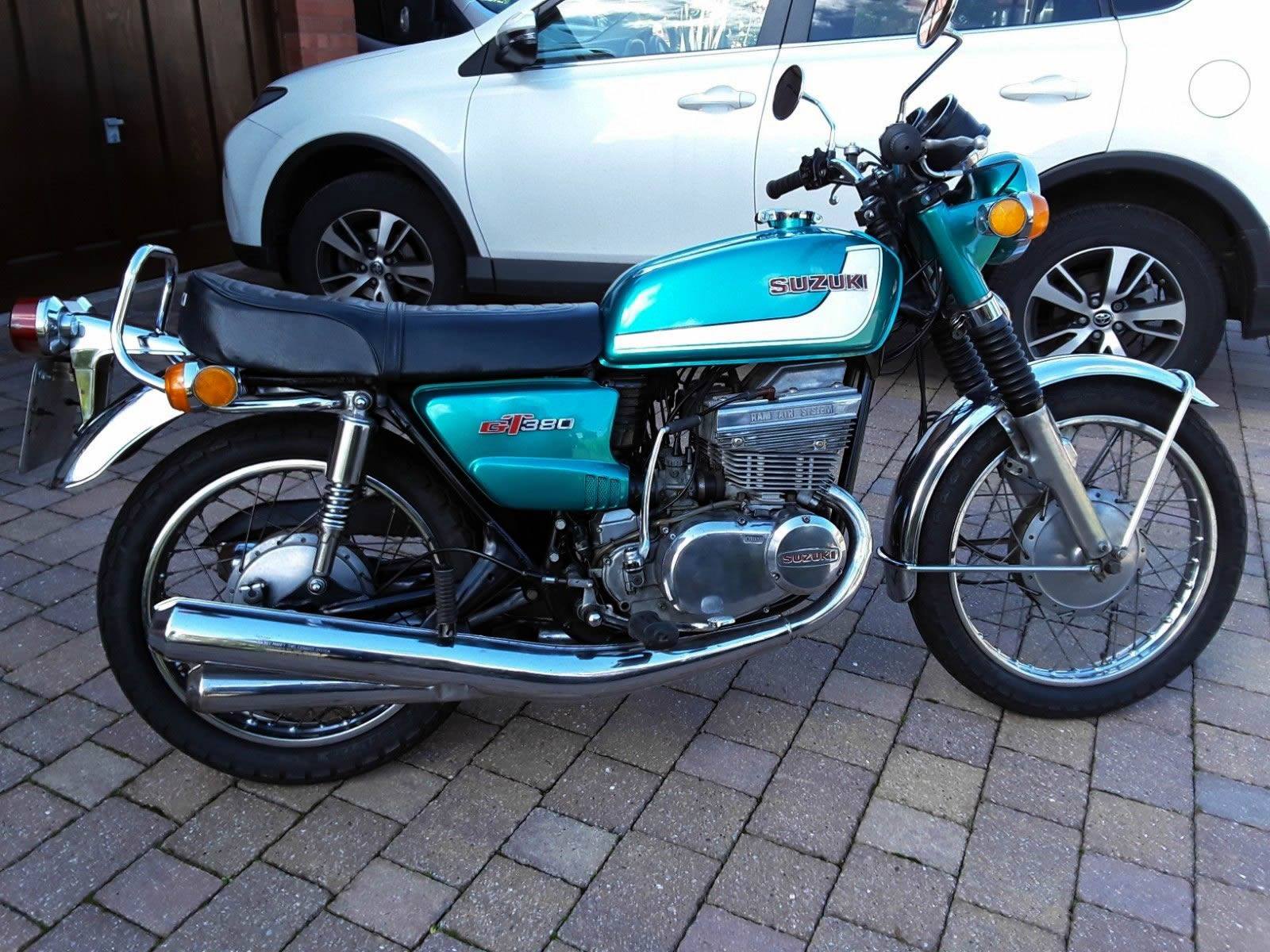 Ad: 1976 Suzuki GT380 Launched in 1972, the GT380 sat between the 