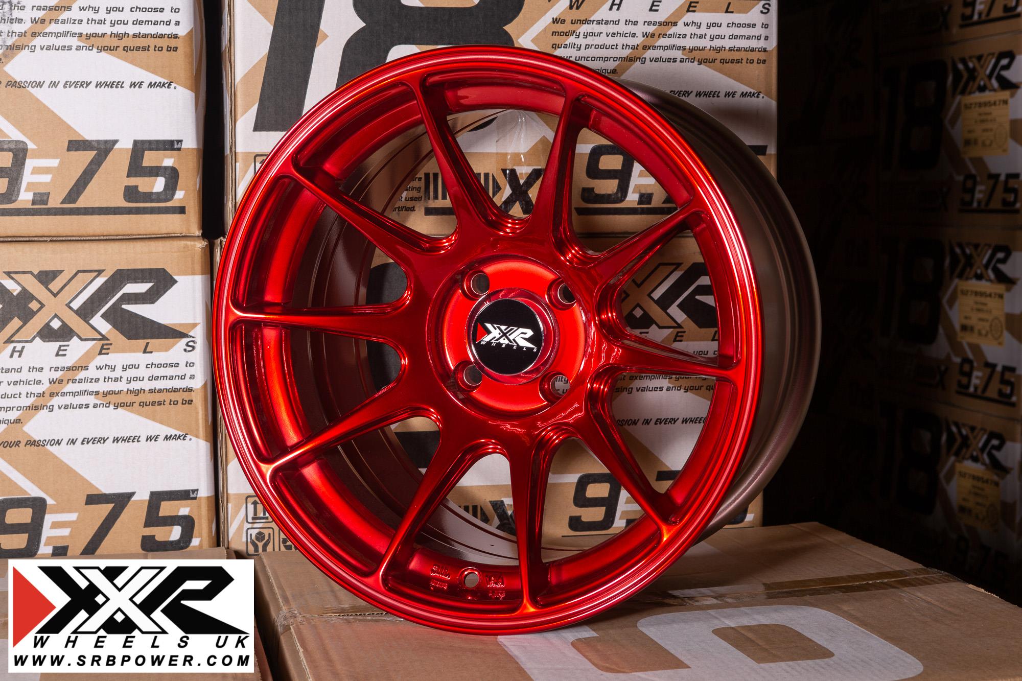 JUST WOW! XXR 527 15x8.25 ET0 4x100 special colour Candy Red - in 