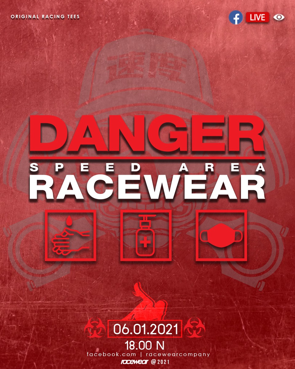RACEWEAR - 📍อีก 1 ชั่วโมง เจอกันในlive สด 18.00... | Facebook