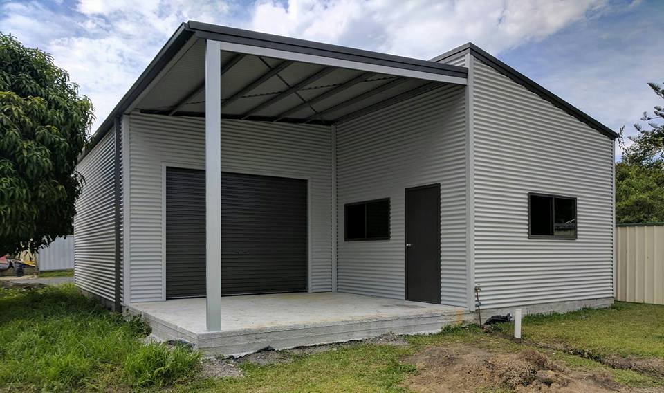 A beautiful Garage with... - Compass Sheds and Garages