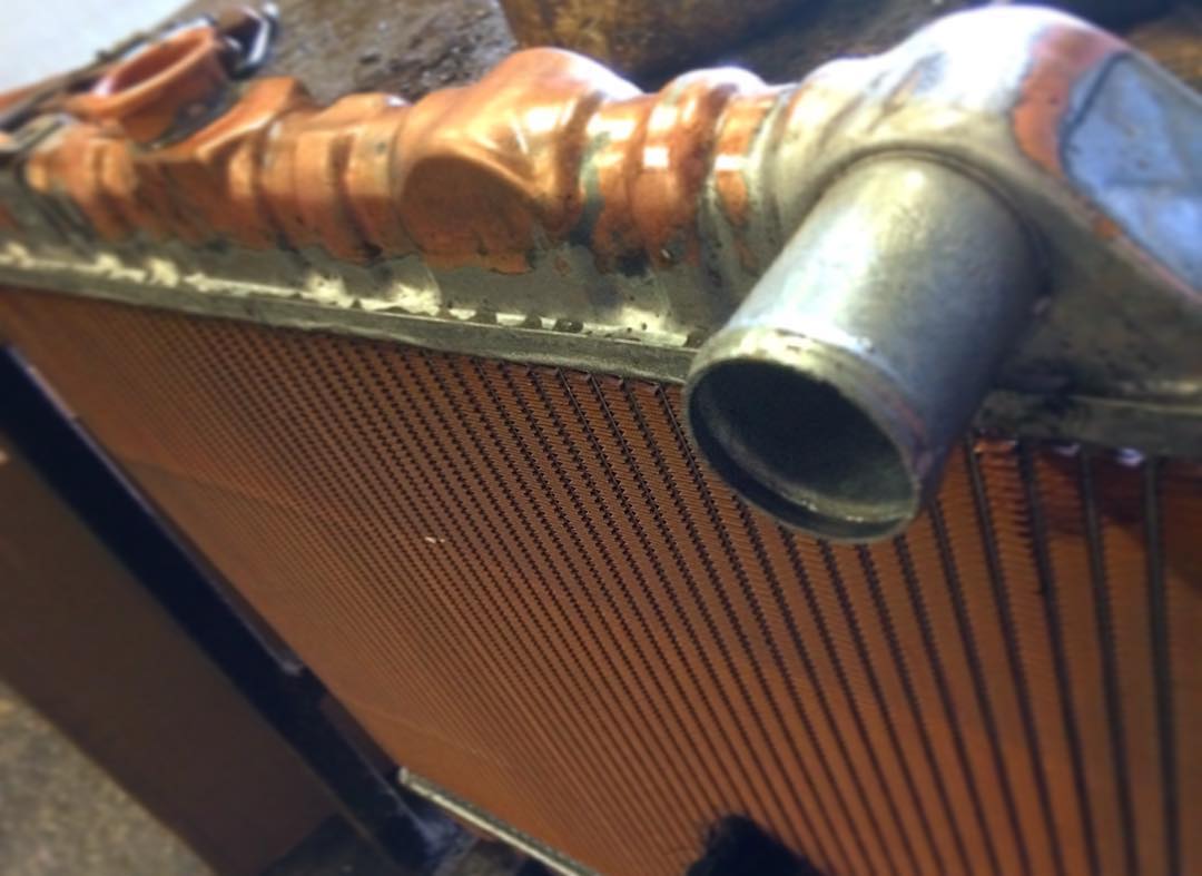 Applied - It’s been a busy time of late on the copper/brass radiator ...