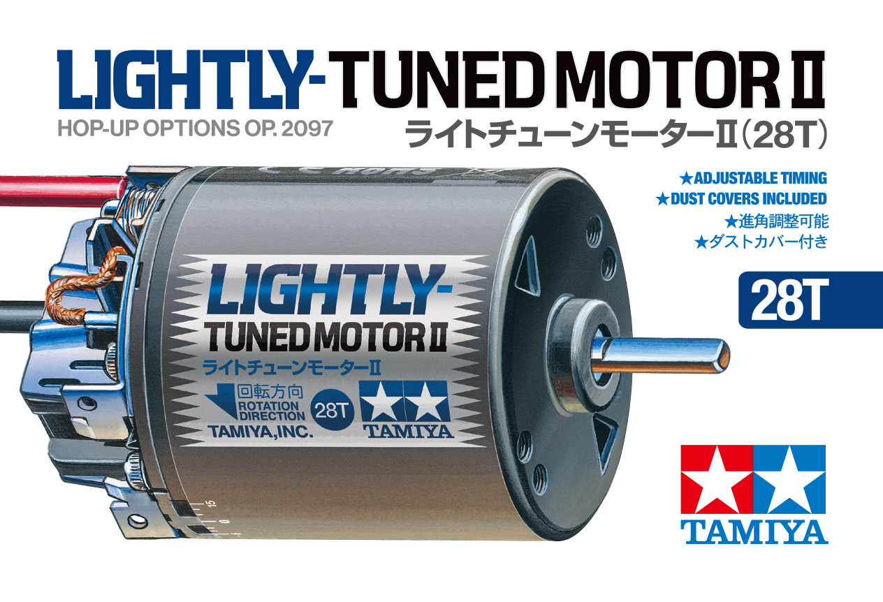 Tamiya 22097 Lightly-Tuned Motor II (28T) Brushed Motor £29.99: As