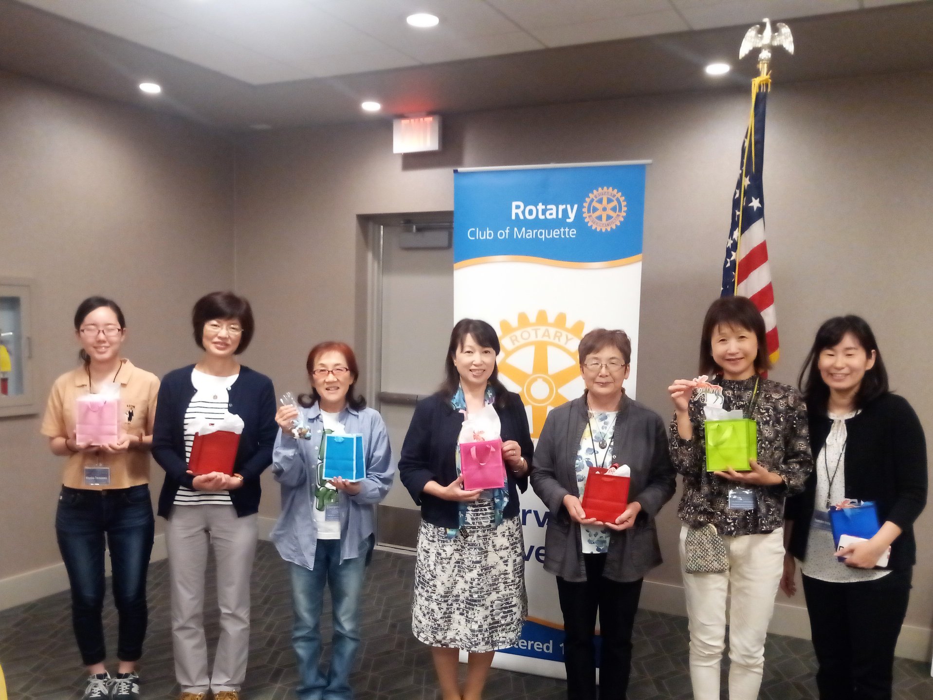 The delegation from... - The Rotary Club of Marquette