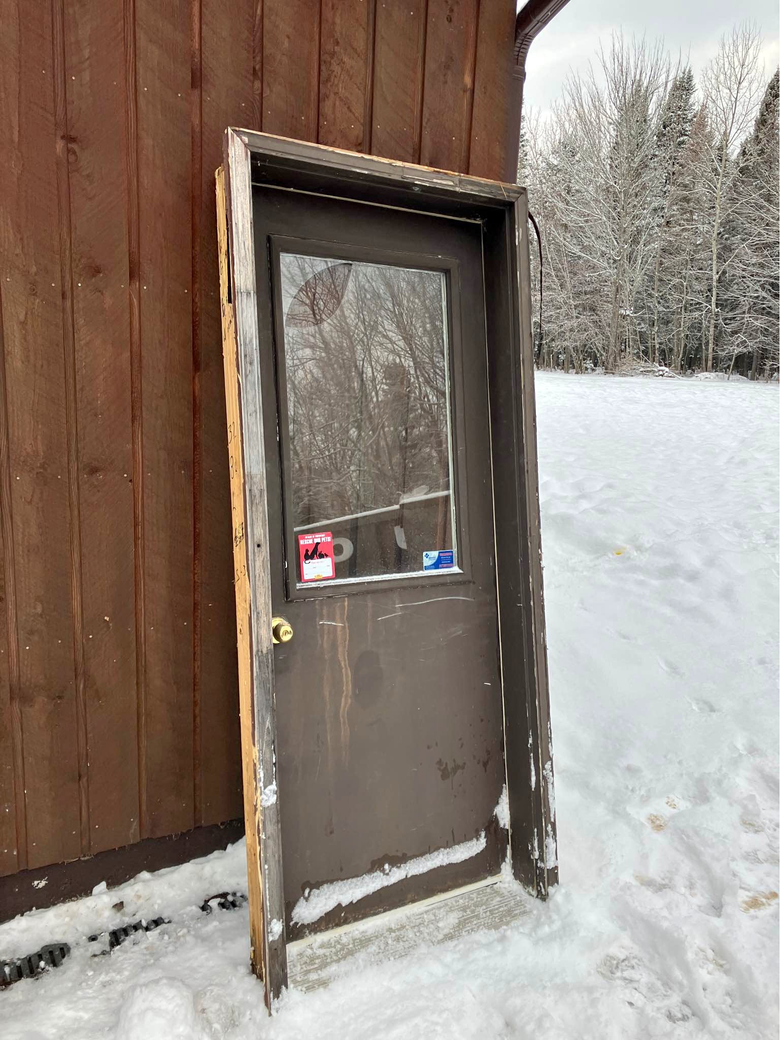 Outside door 32 x 80 right hand swing - Outdoor Chairs, Benches