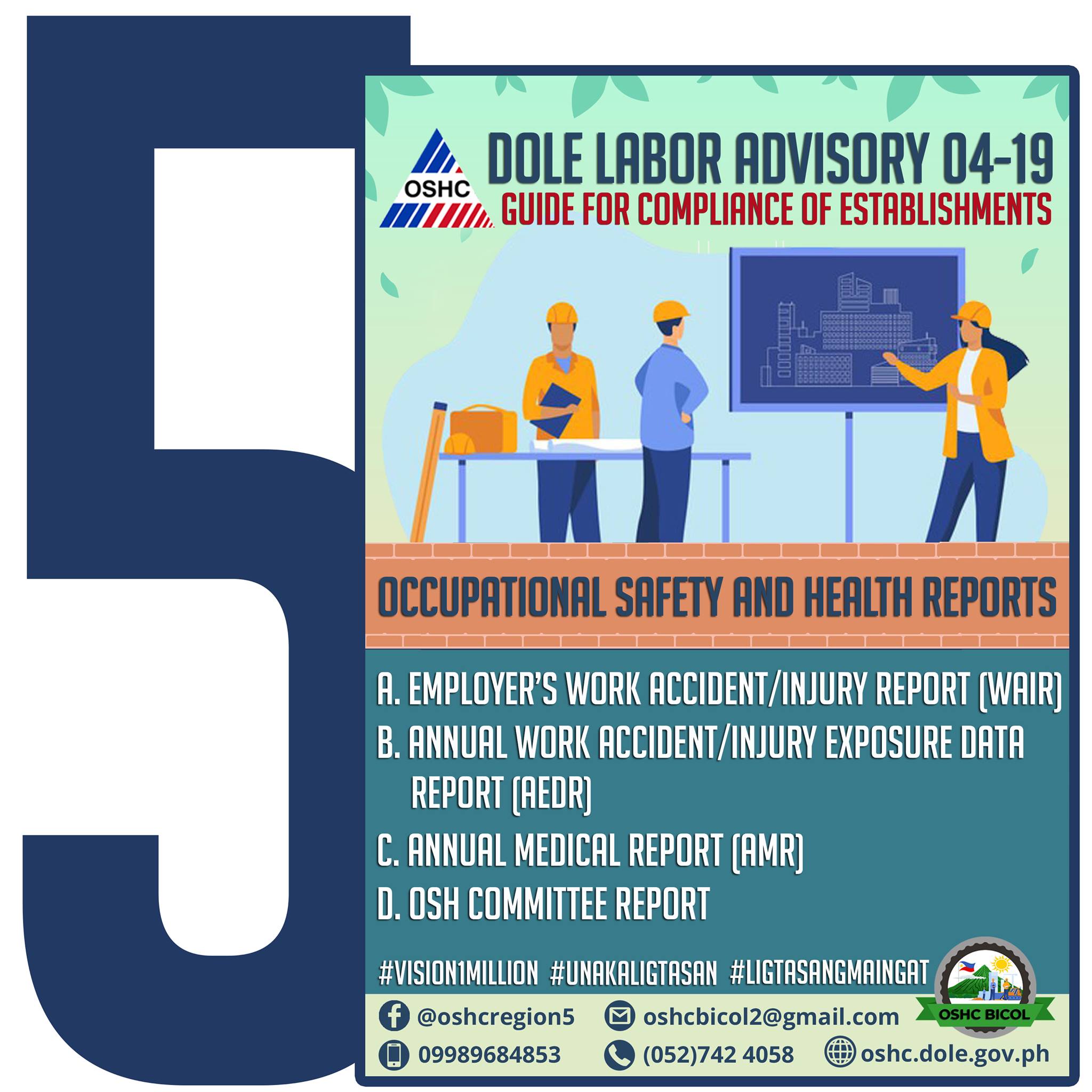 OSHC Region 5 - Occupational Safety and Health Reports...