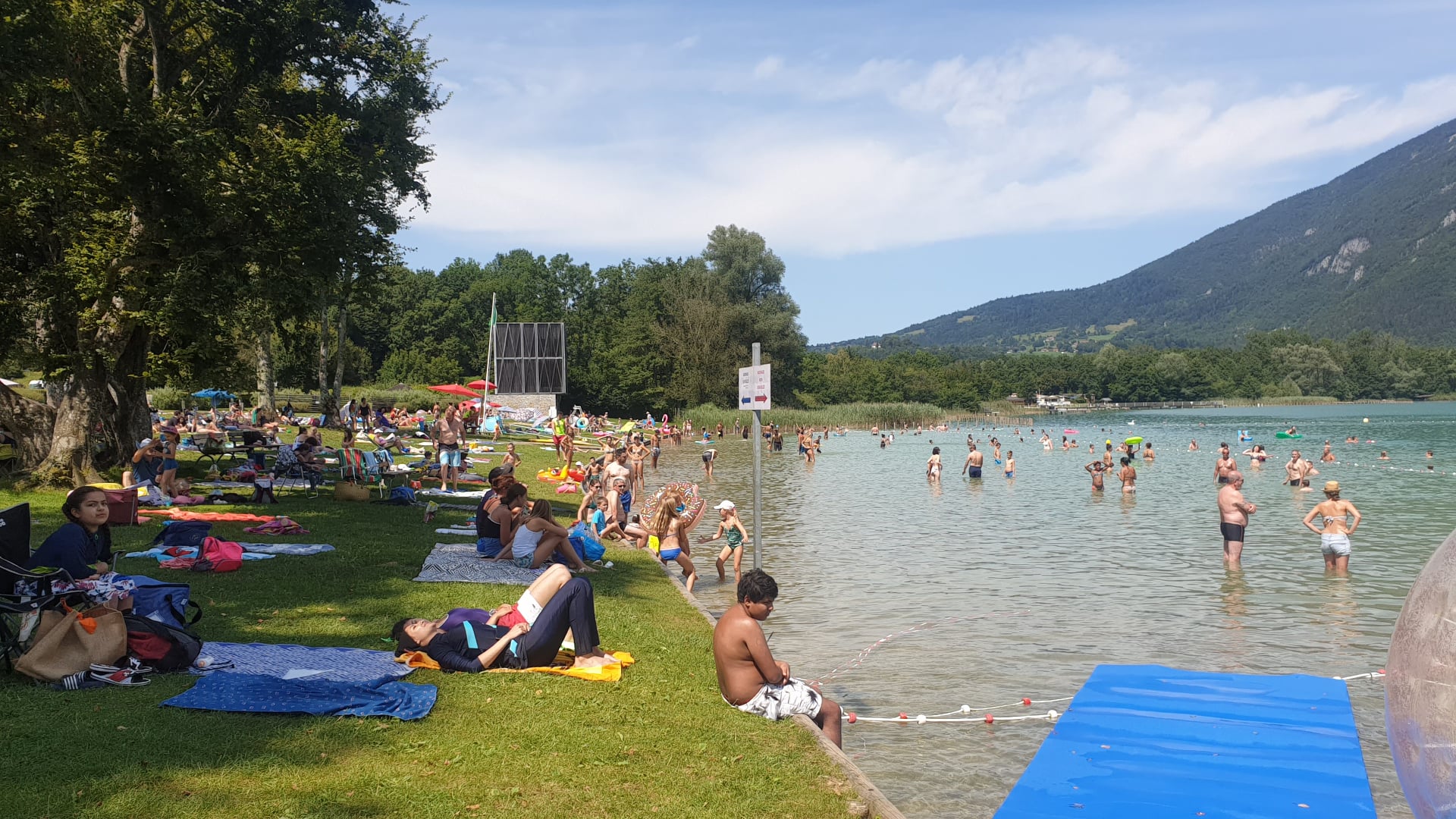 La Plage Du Pré Argent Lac D aiguebelette Novalaise Avis
