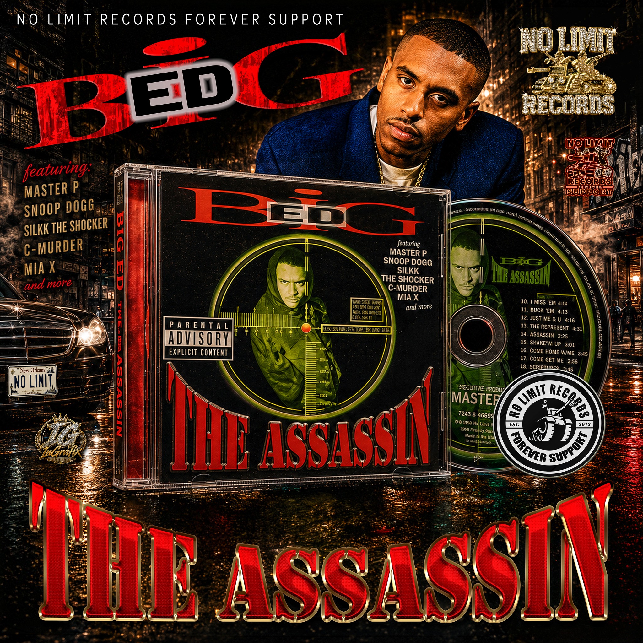 🔥🪖 BIG ED — THE ASSASSIN 🪖🔥 A true piece of No Limit history