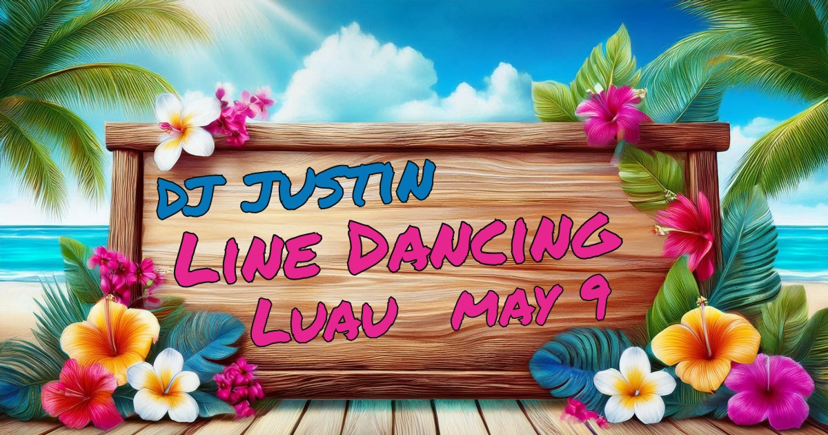 Line Dancing Luau