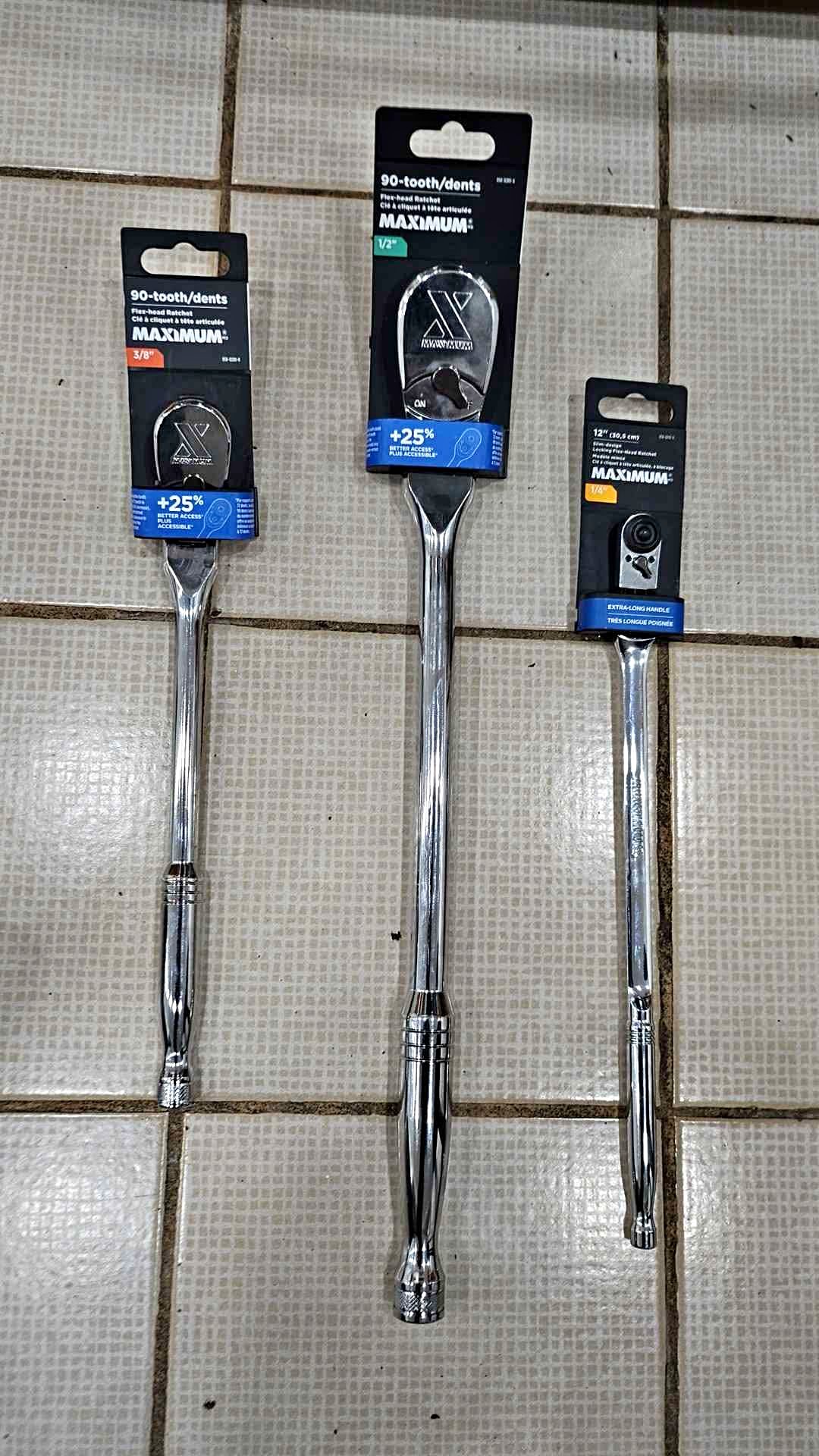 Maximum Flexhead ratchets for sale. $1 - Wrenches - Toronto, Ontario ...