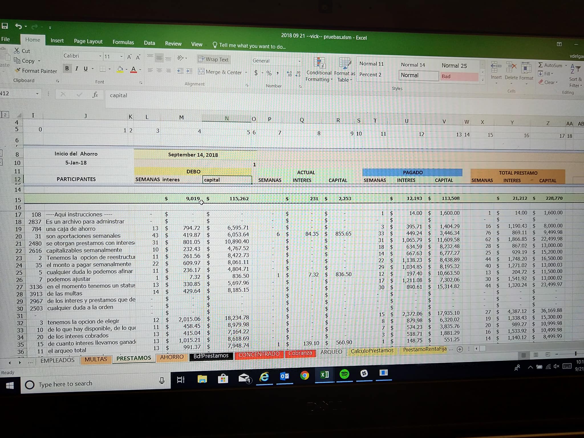 Programacion VBA macros Excel