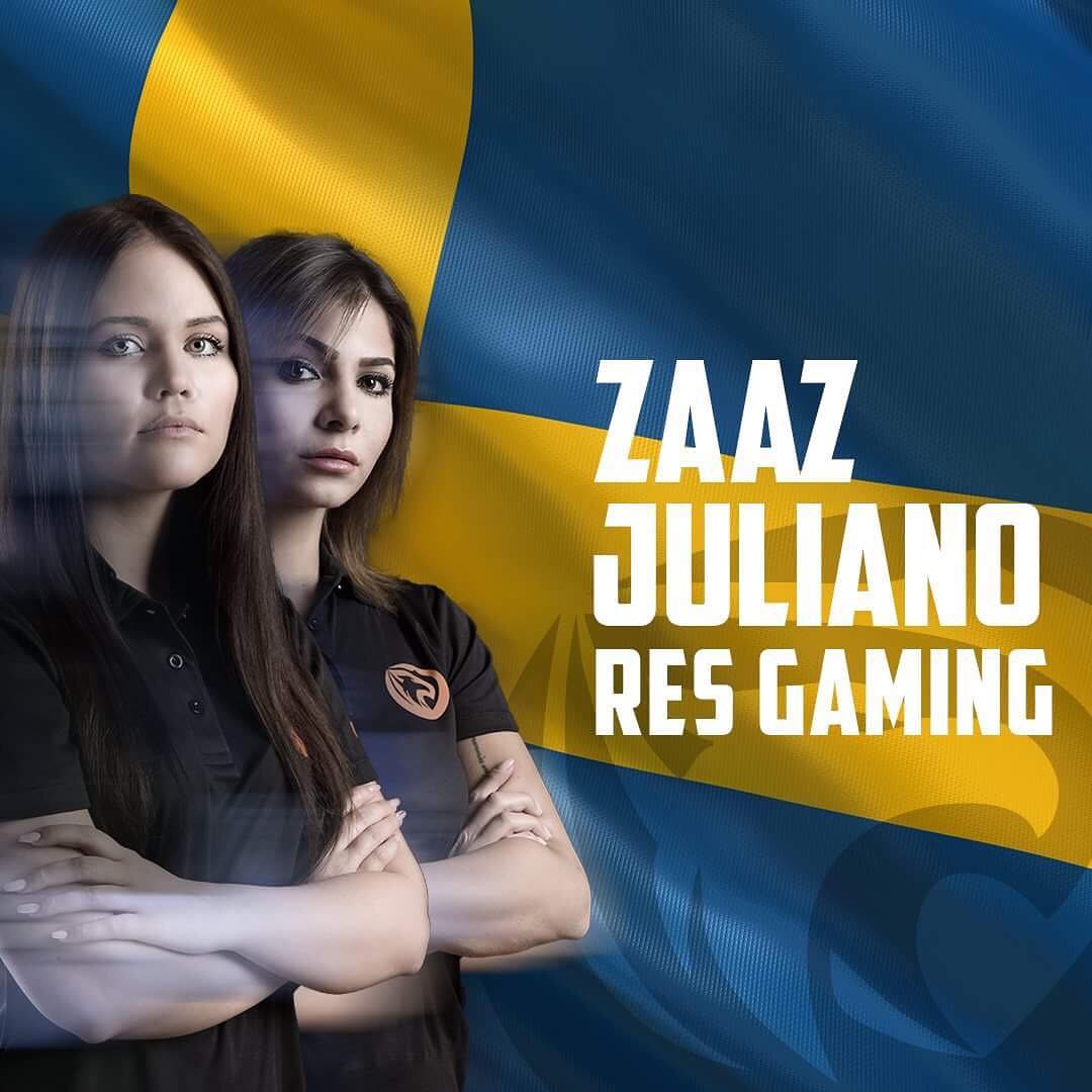RES Gaming - Support zAAz and juliano with The Swedish female CS:GO ...