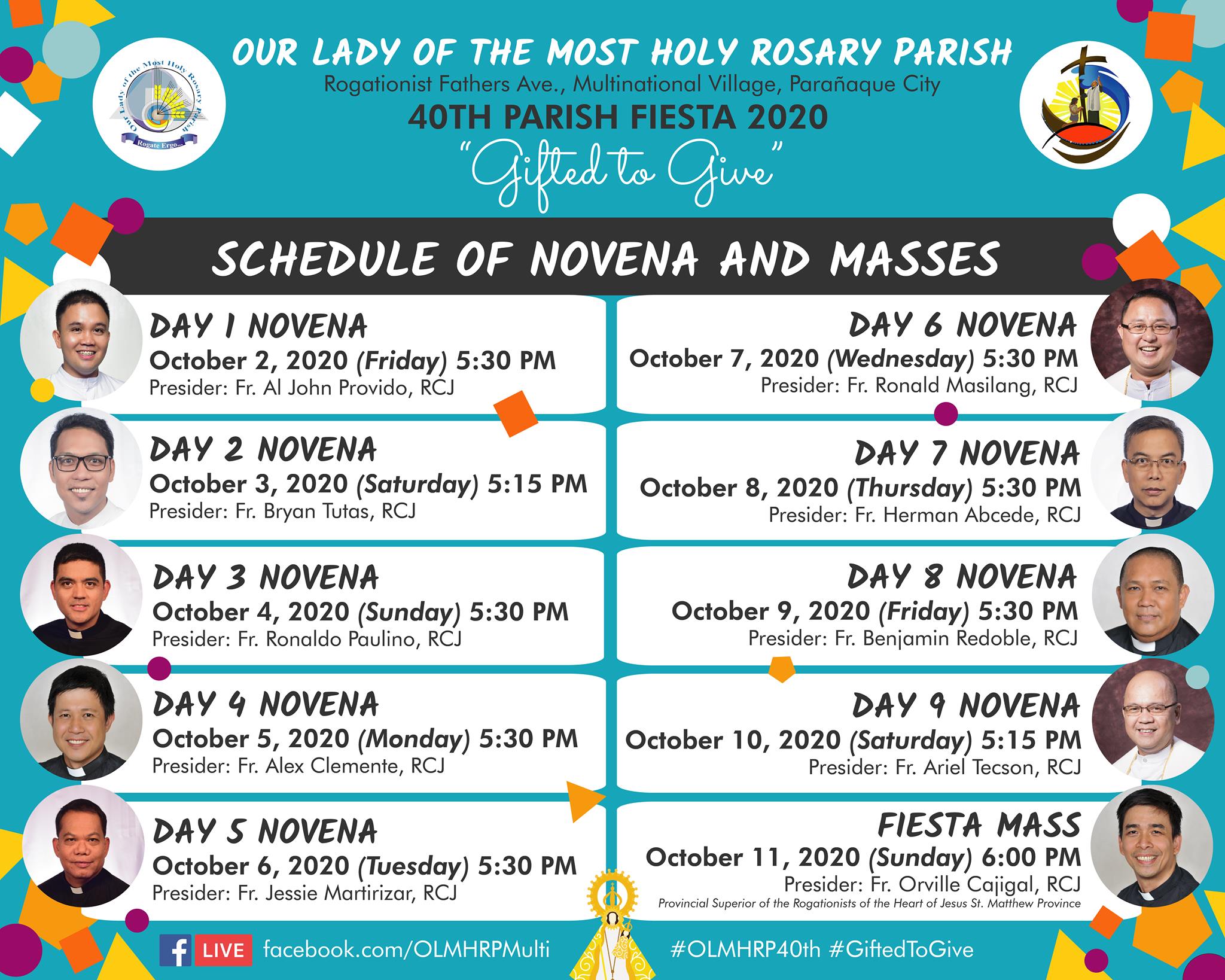 OUR LADY OF THE... - Our Lady of the Most Holy Rosary Parish