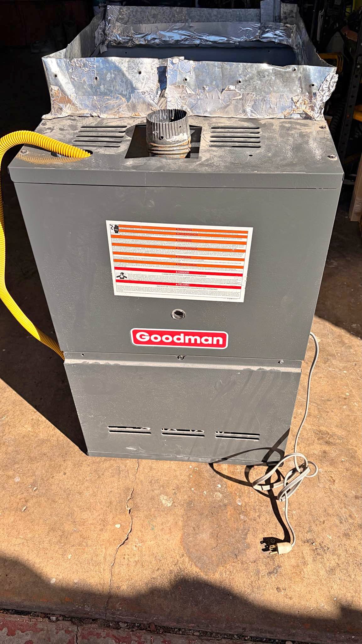 Goodman Furnace GCES801005CNAA 80 AFUE - Miscellaneous Tools - San Jose ...