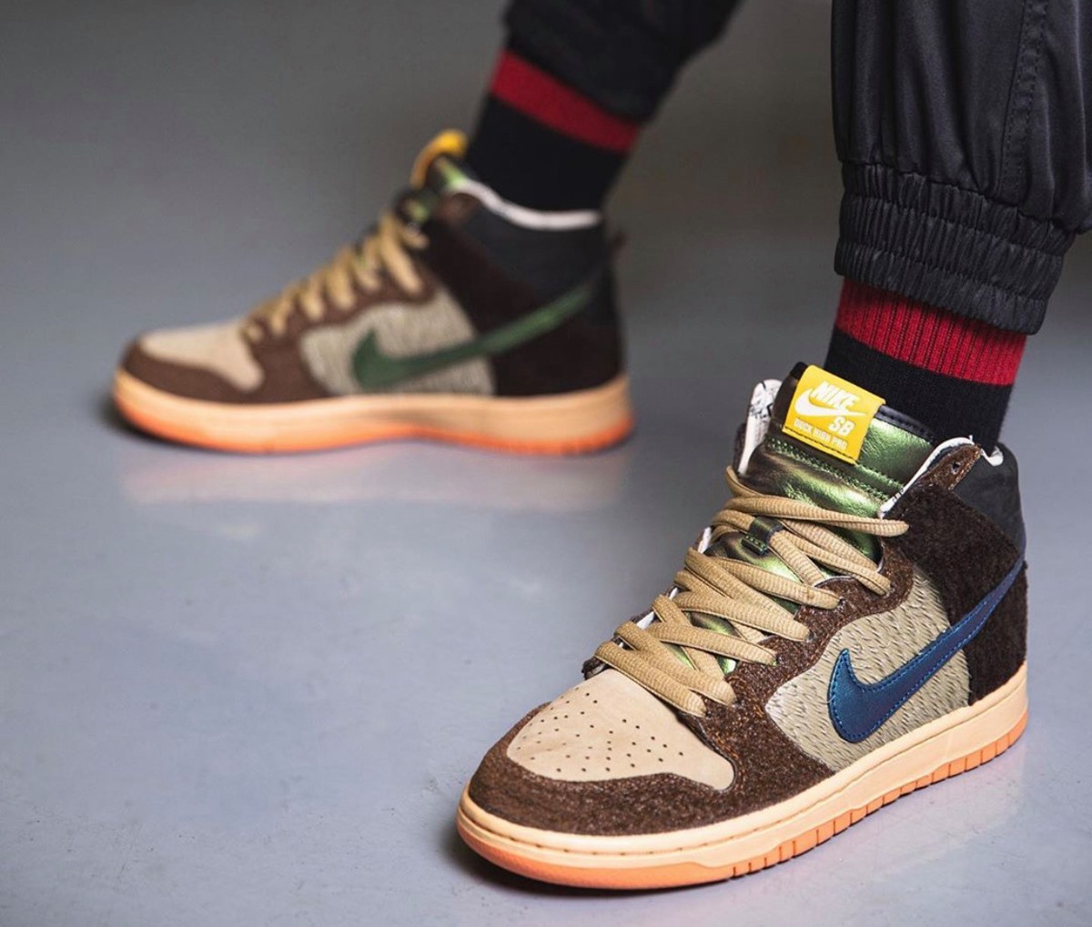 On-Foot Looks at the Concepts x Nike SB Dunk High “Duck” ?? MORE 