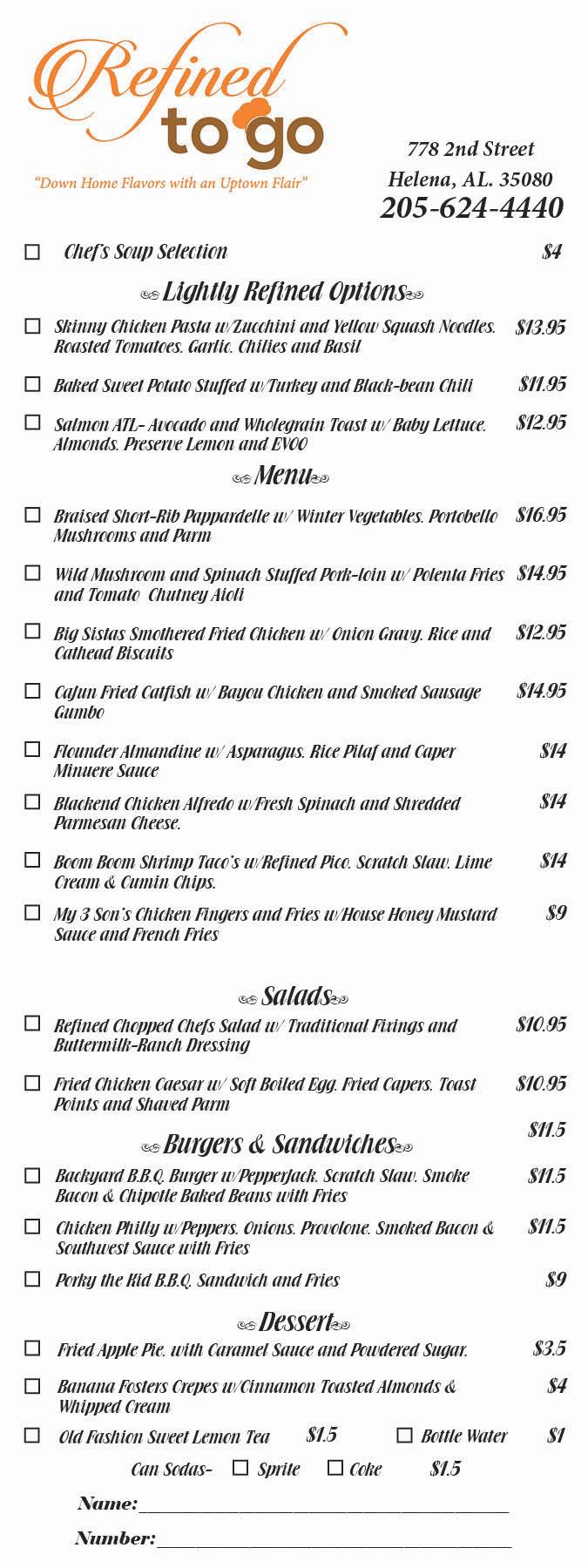 Refined ToGo - New Menu Alert! 🚨Talk about a great start... | Facebook