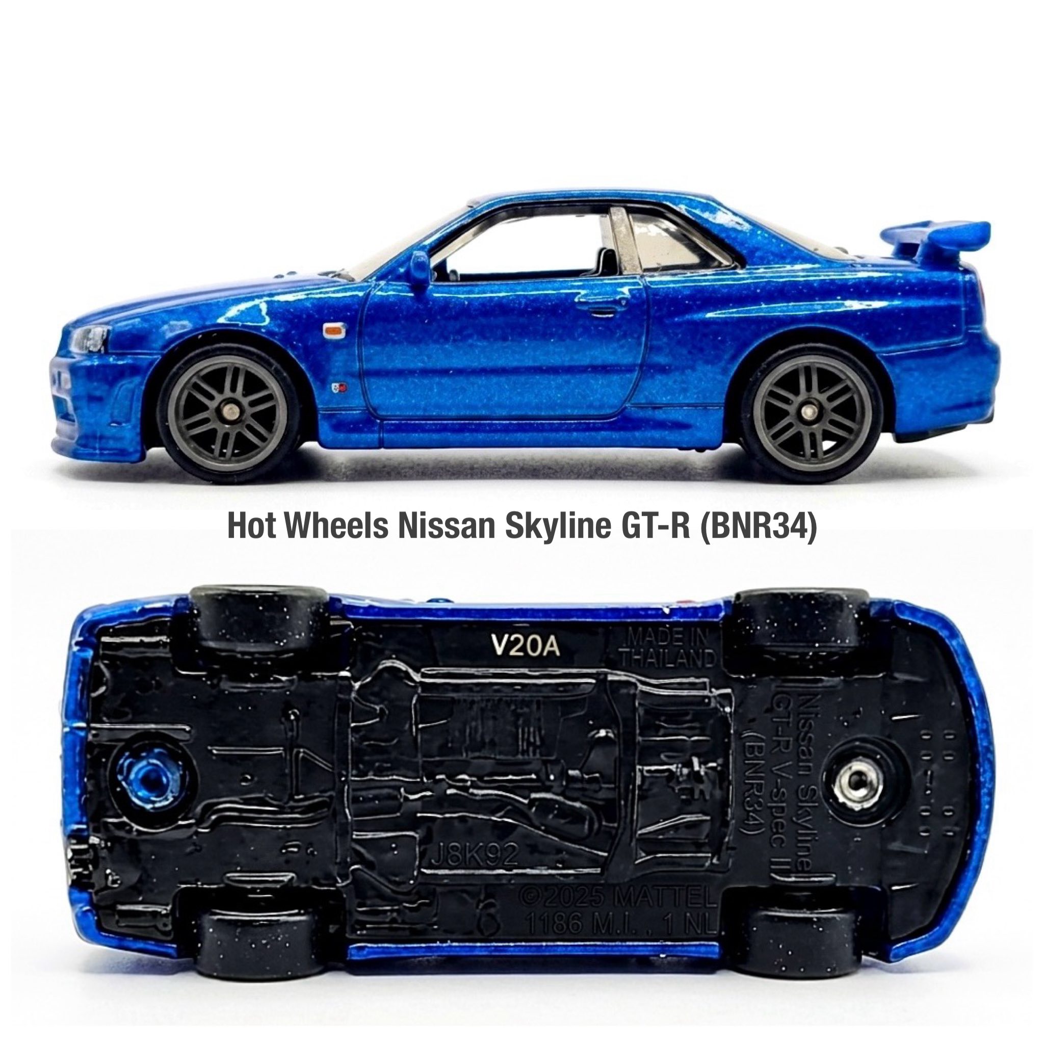 ホットウィール RLC 日産 スカイライン GT-R R34 Blue 青ルース RLC