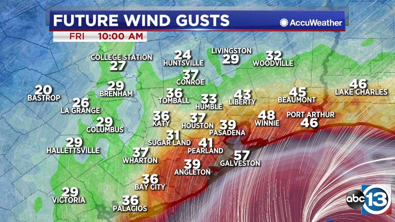 ABC13 Houston - Latest update from ABC13-Kevin Roth: Winds... | Facebook