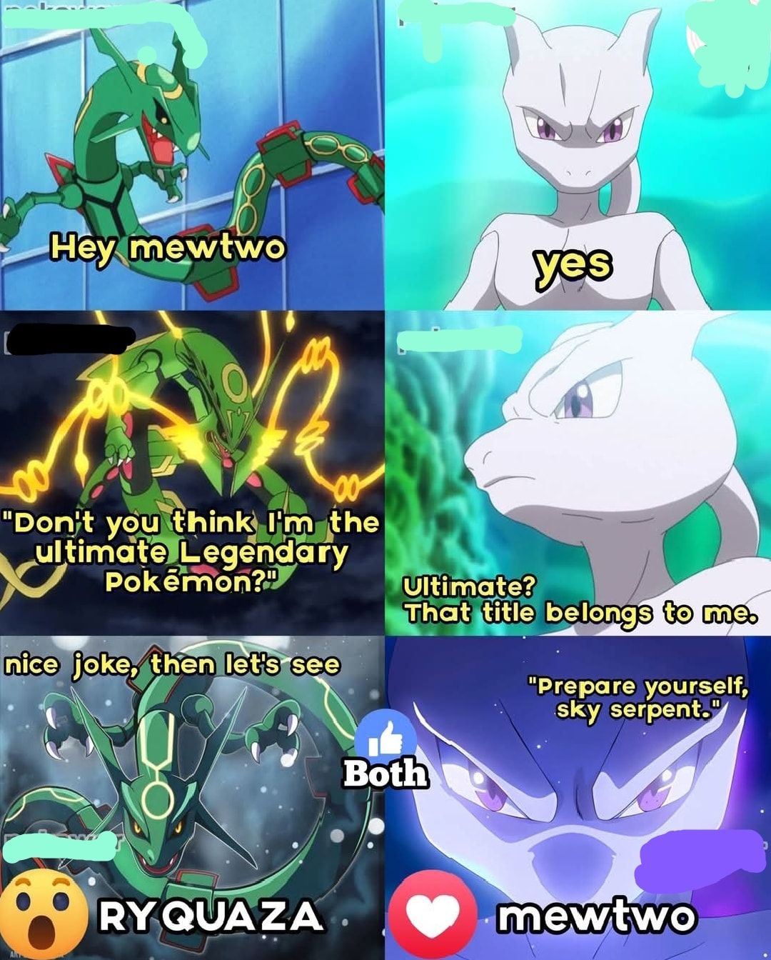 Best mega legendary contest ( FINAL ) RAYQUAZA vs MEWTWO