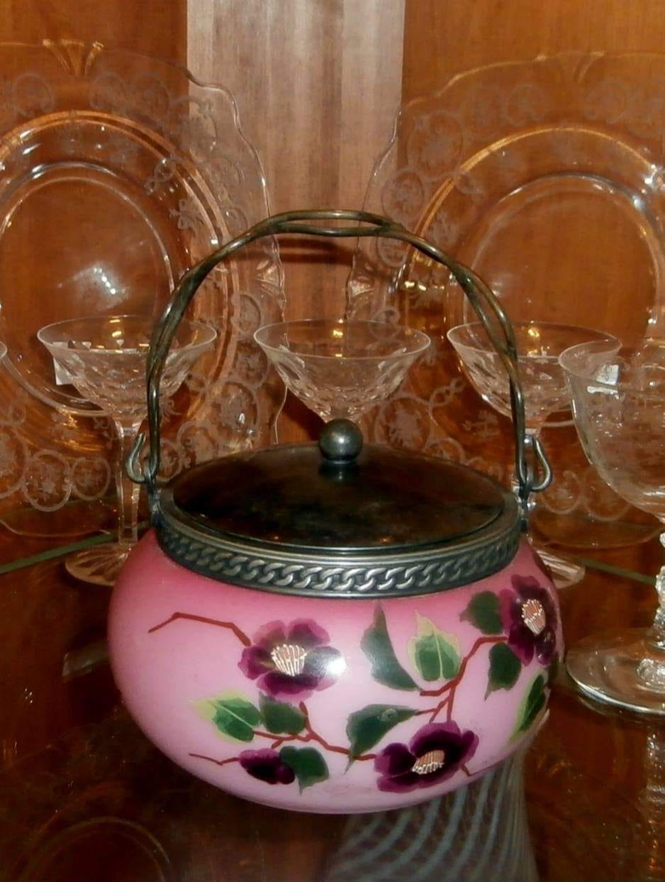 Victorian Biscuit Barrel : 1880 - 1890