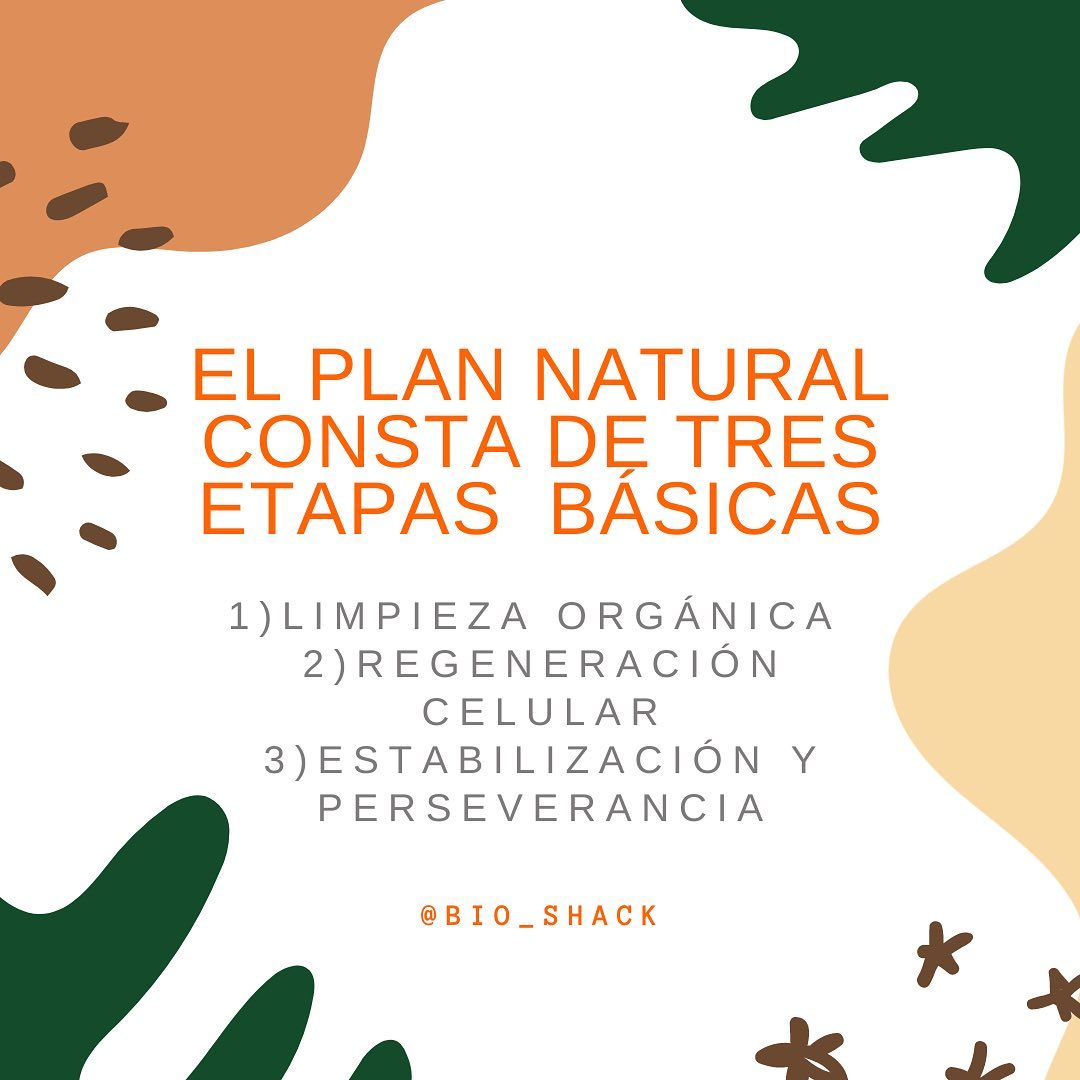 Bio Shack - Las tres etapas de el plan natural. #ayunar... | Facebook