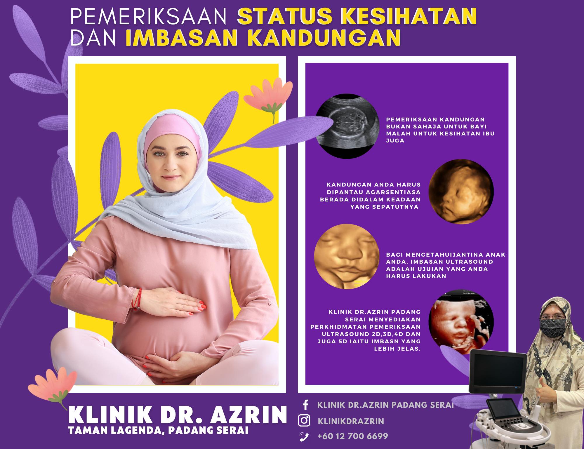 GYNAE SCAN / SCAN PERANAKAN... - Klinik Dr Azrin Padang Serai