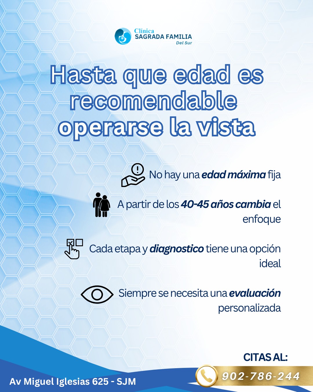 Clínica - 👁️ ¿A qué edad se puede operar la vista? La verdad es que hay ...