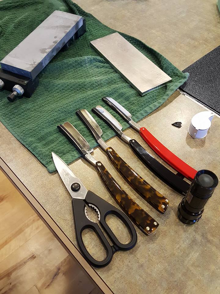 Honing these razors that were... - Snake River Razors