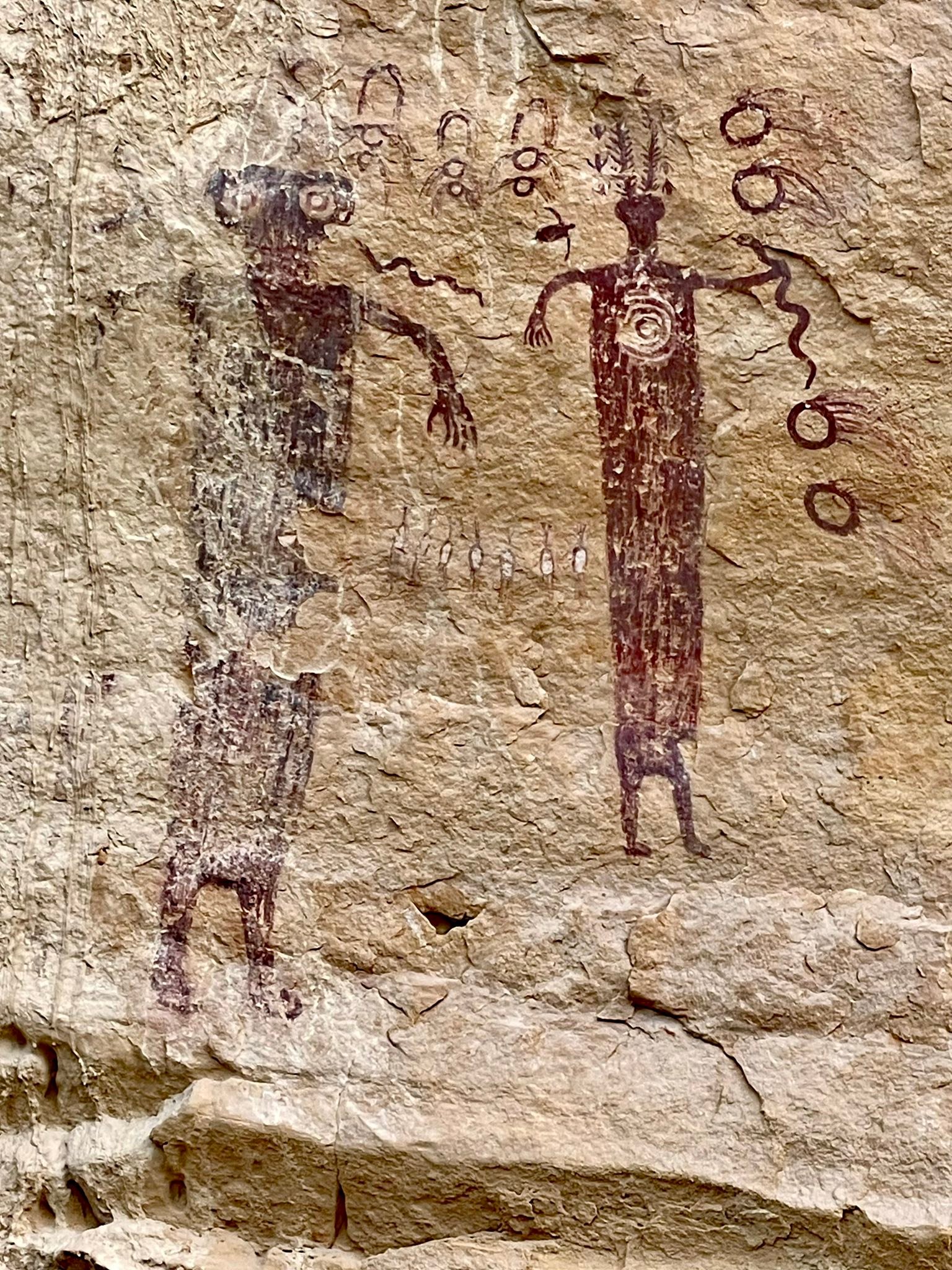 The Rocks Begin to Speak インディアンアート What's the meaning of this Native American rock art panel?