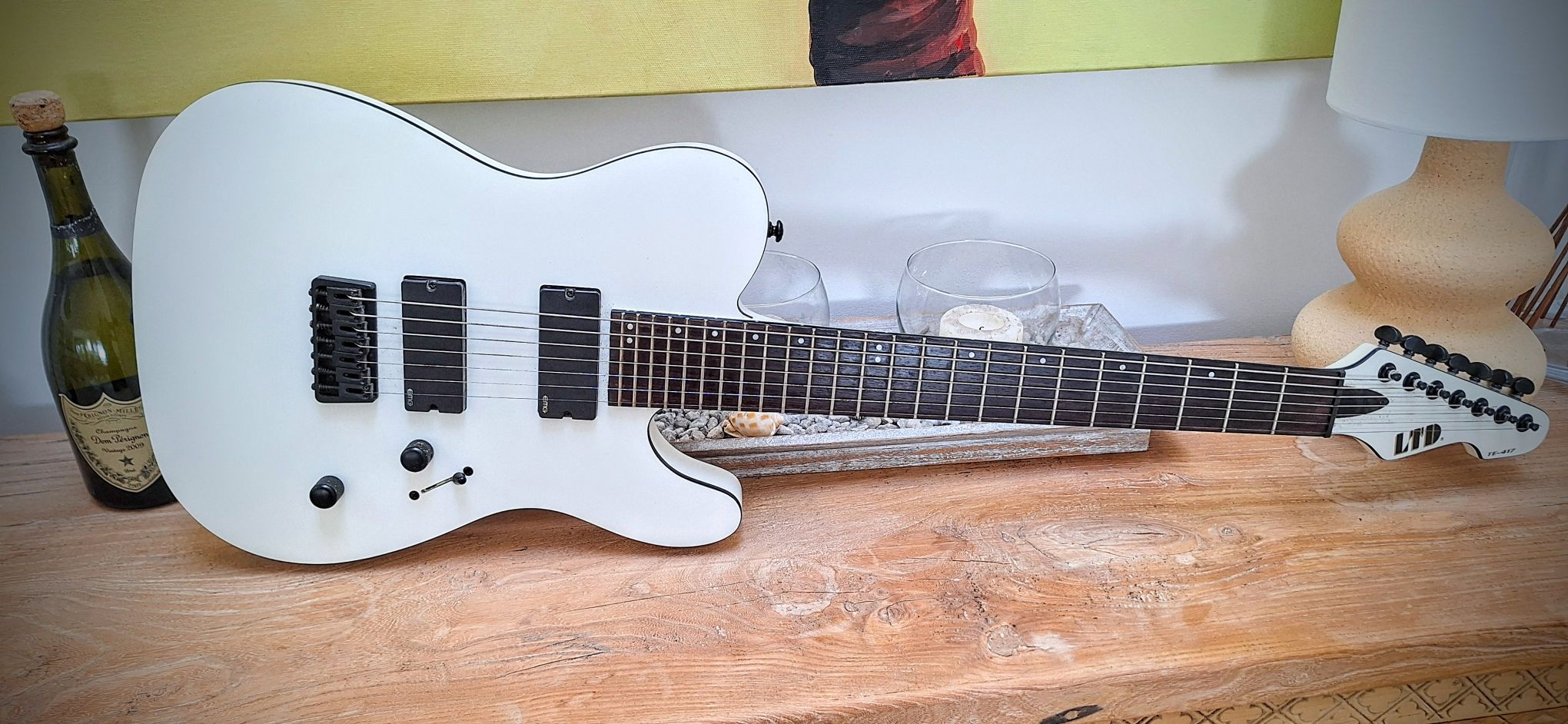 ESP LTD te-417 ７弦 エレキギター LTD TE-417 This 7 string LTD was acquired several years ago to