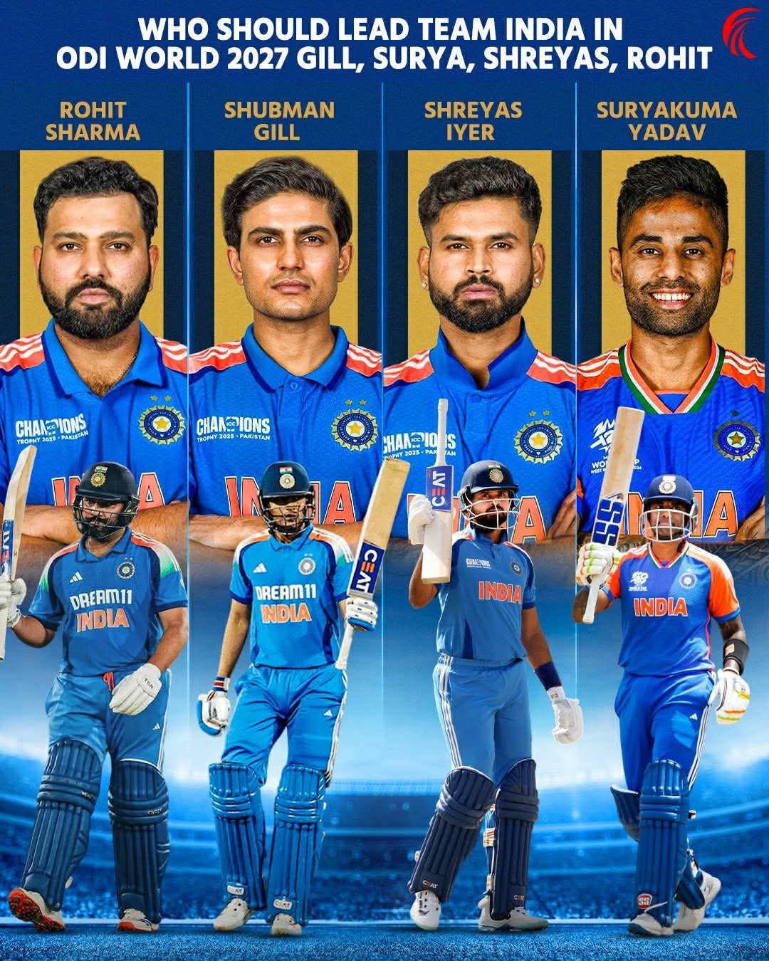 Mumbai Indians Fans | 2027 ODI World Cup captaincy: Who’s the right ...