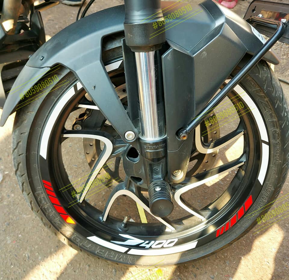 Dominar 400 wheels rim... - Sticker and lamination bike zone | Facebook