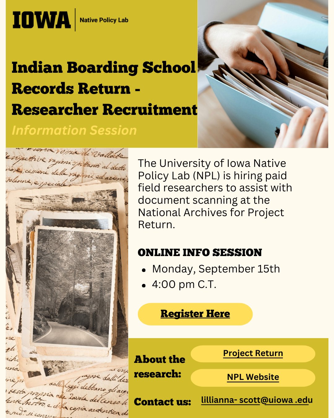 GSEE - The Native Policy Lab at the University of Iowa is hiring hourly ...