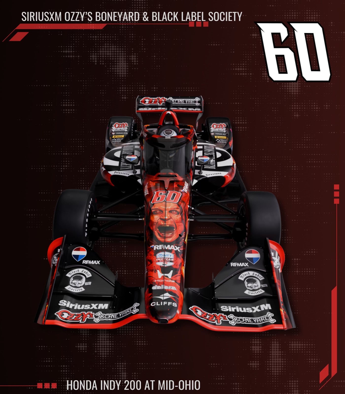 Ozzy's back! 🤘☠️ New tunes for the weekend at Mid-Ohio Sports