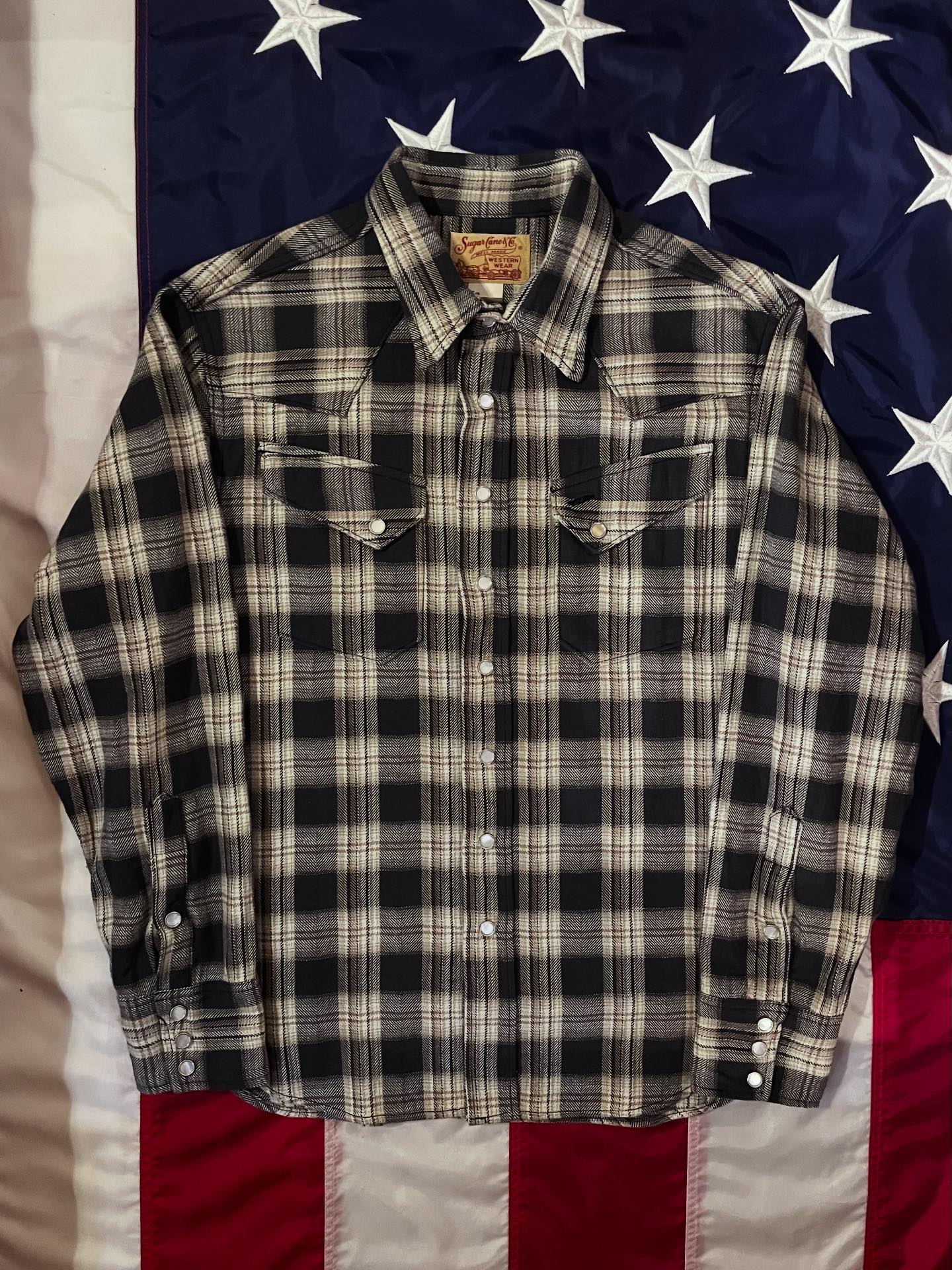 SUGAR CANE】 新入荷！！ Lot No. SC29687 WASHER HERRINGBONE CHECK 