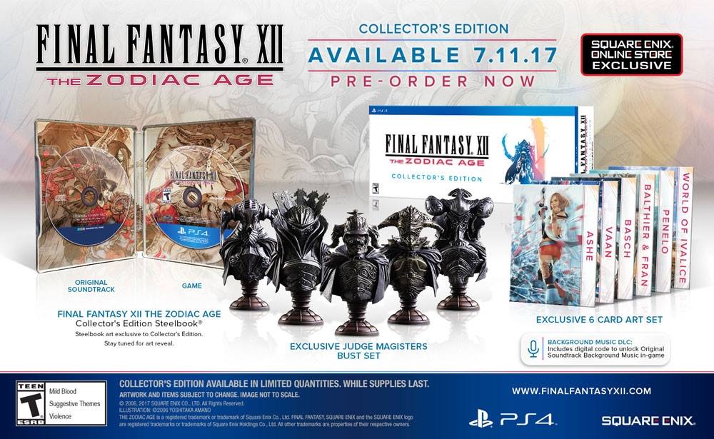 Square Enix has unveiled a new wave of Final Fantasy XII merch in