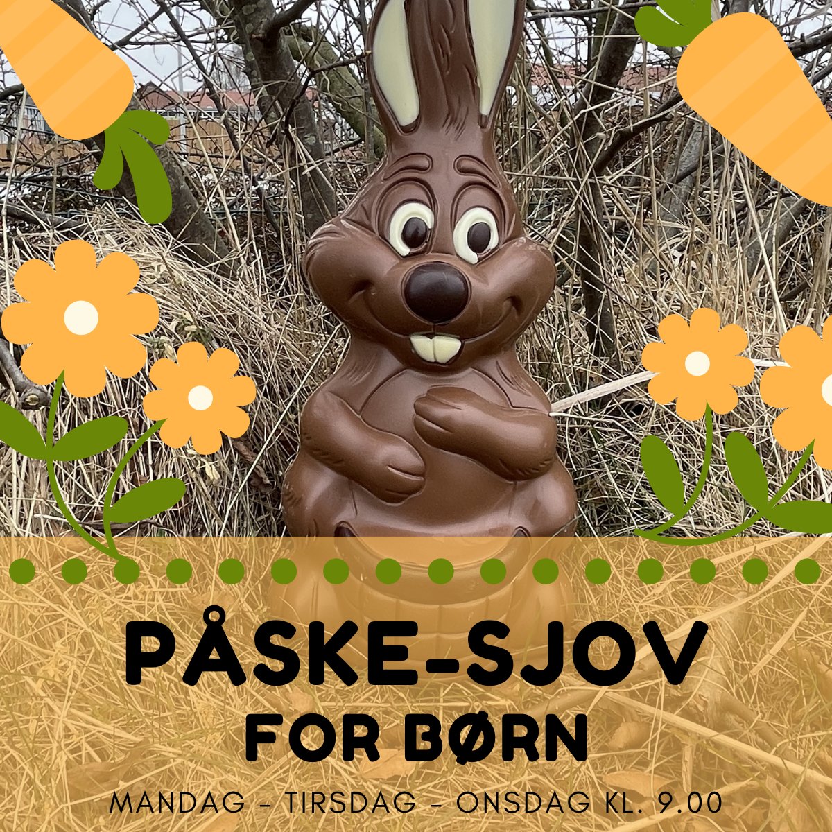 Midtmors - 🐇 PÅSKE-SJOV FOR BØRN 🐇 Påskeharen har i dag (mandag) gemt ...
