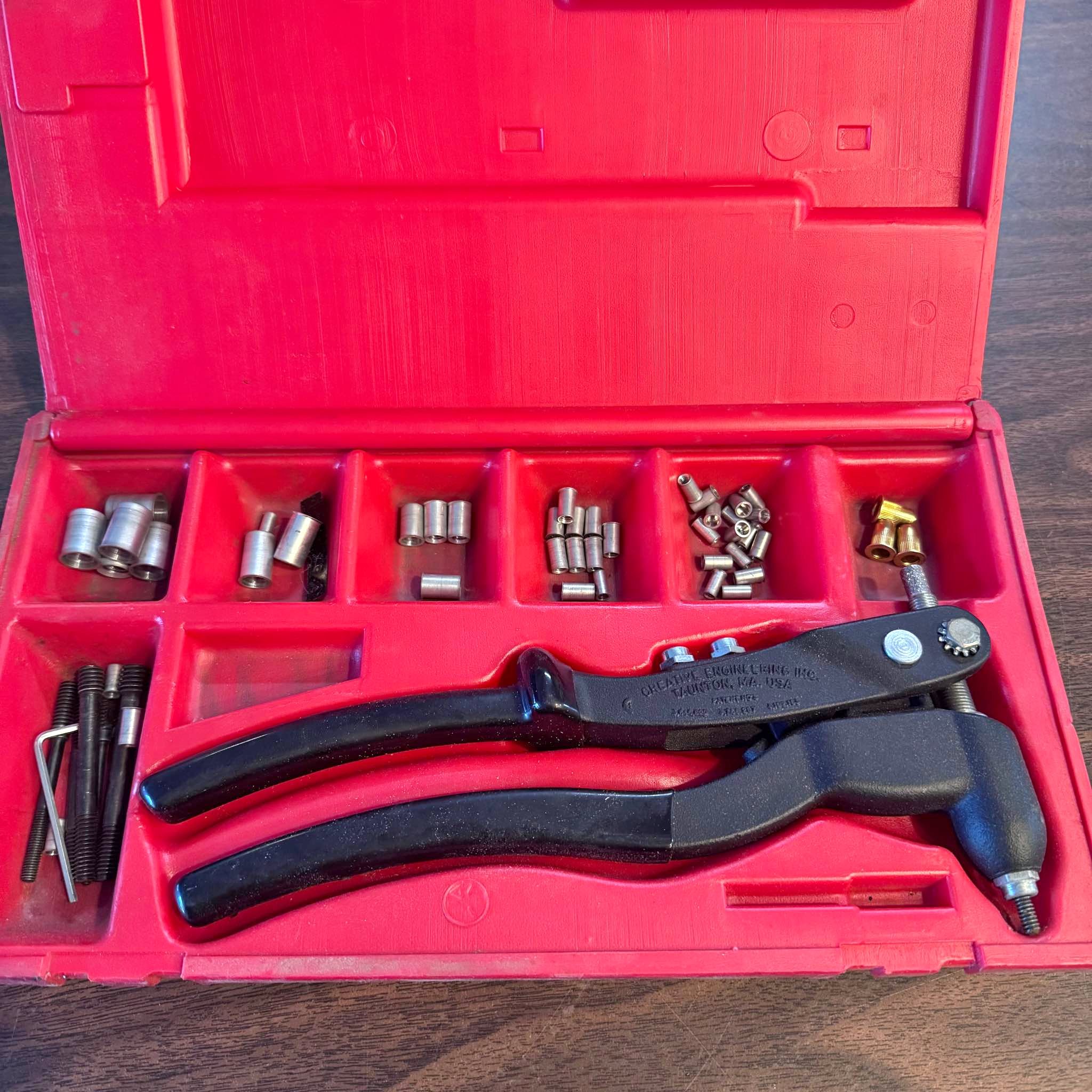 Creative Engineering “The Nutter” Rivet Nut Clincher Tool Set 200-RNK-1 ...