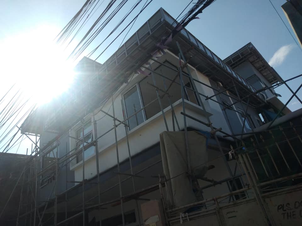 Aluminum cladding installing.subcontractor