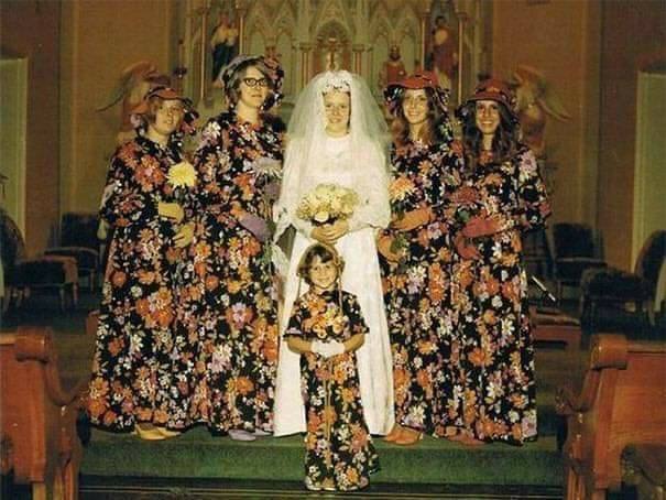 worst bridesmaid dresses 2018 The World's Dress Choices: It might be better to imagine the picture as a low-production version of A Midsummer Night's Dream, with the bride and her bridesmaids as part of View all New in Mens