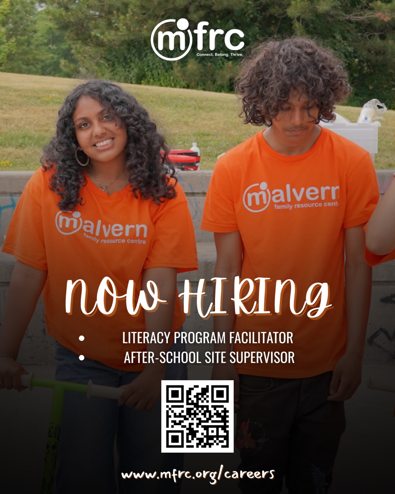 Malvern - 🚨 We’re hiring! 🚨 Join the MFRC team as a Literacy Program ...