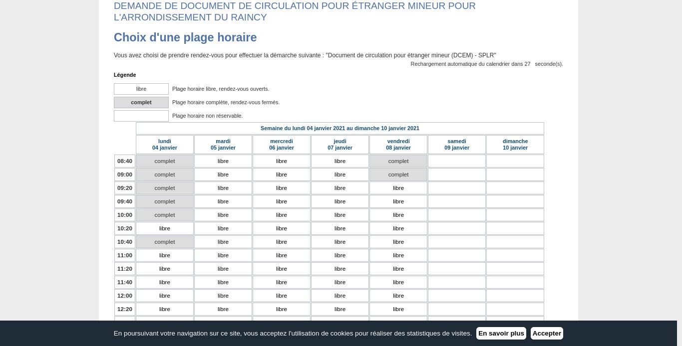 Rendez Vous Carte De Circulation Pour Mineur Raincy