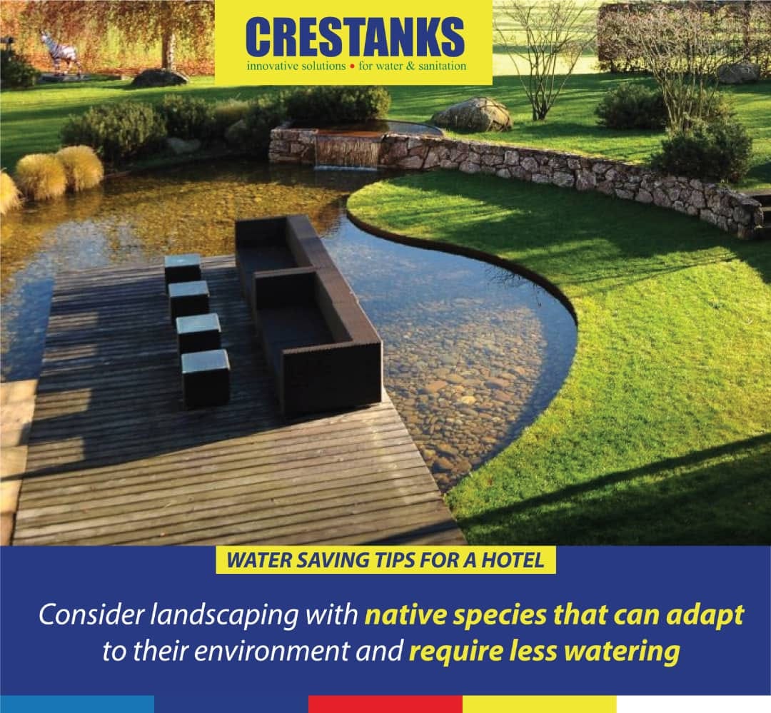 Water saving tips for a hotel:... - Crestanks Limited | Facebook