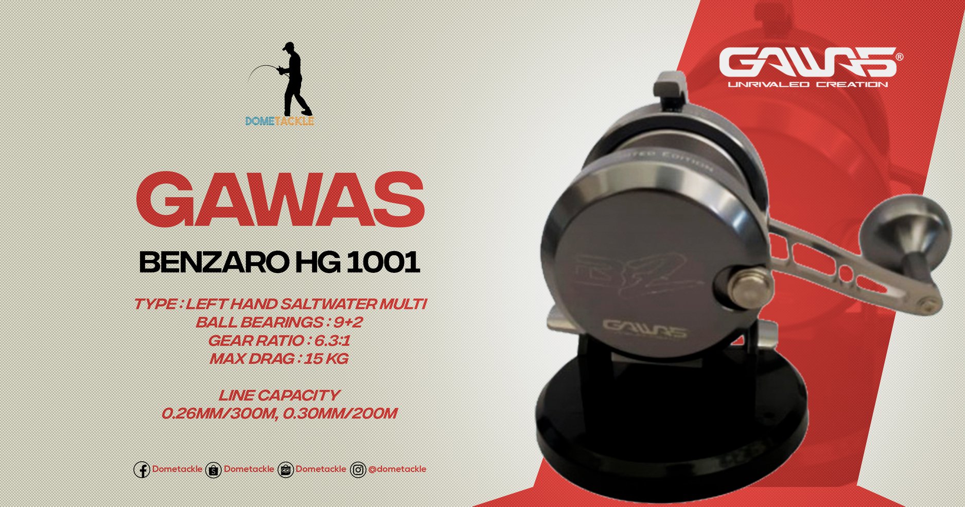 PASAR PERALATAN MANCING | GAWAS Benzaro High Gear BZ-HG 1001 NEW ...