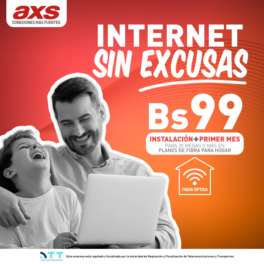 AXS Bolivia S.A. - Ahora puedes disfrutar de la mejor conexión de ...