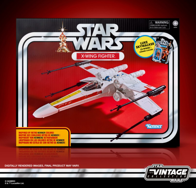 Hasbro have unveiled a new Vintage Collection X-Wing Fighter