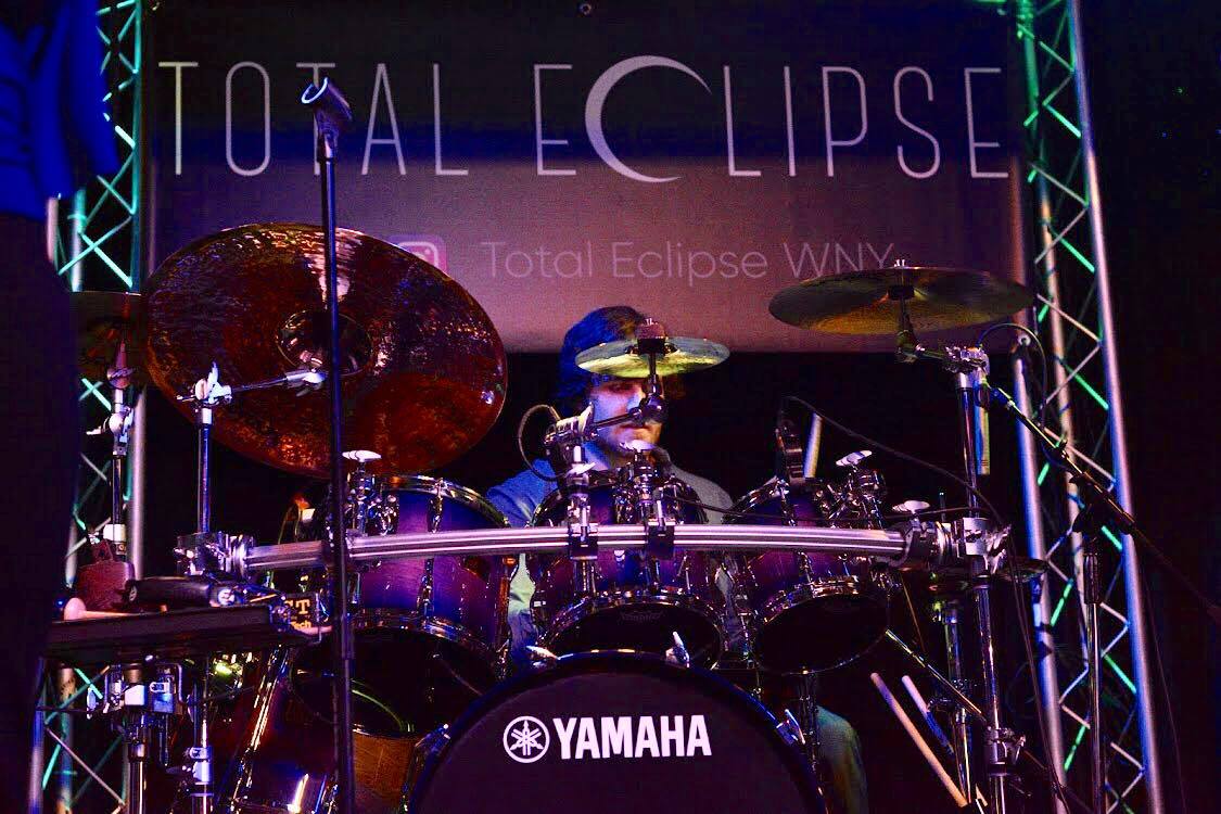 Our new drummer David under our new... - Total Eclipse WNY