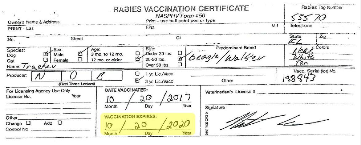 Where Can I Get My Dogs Rabies Certificate