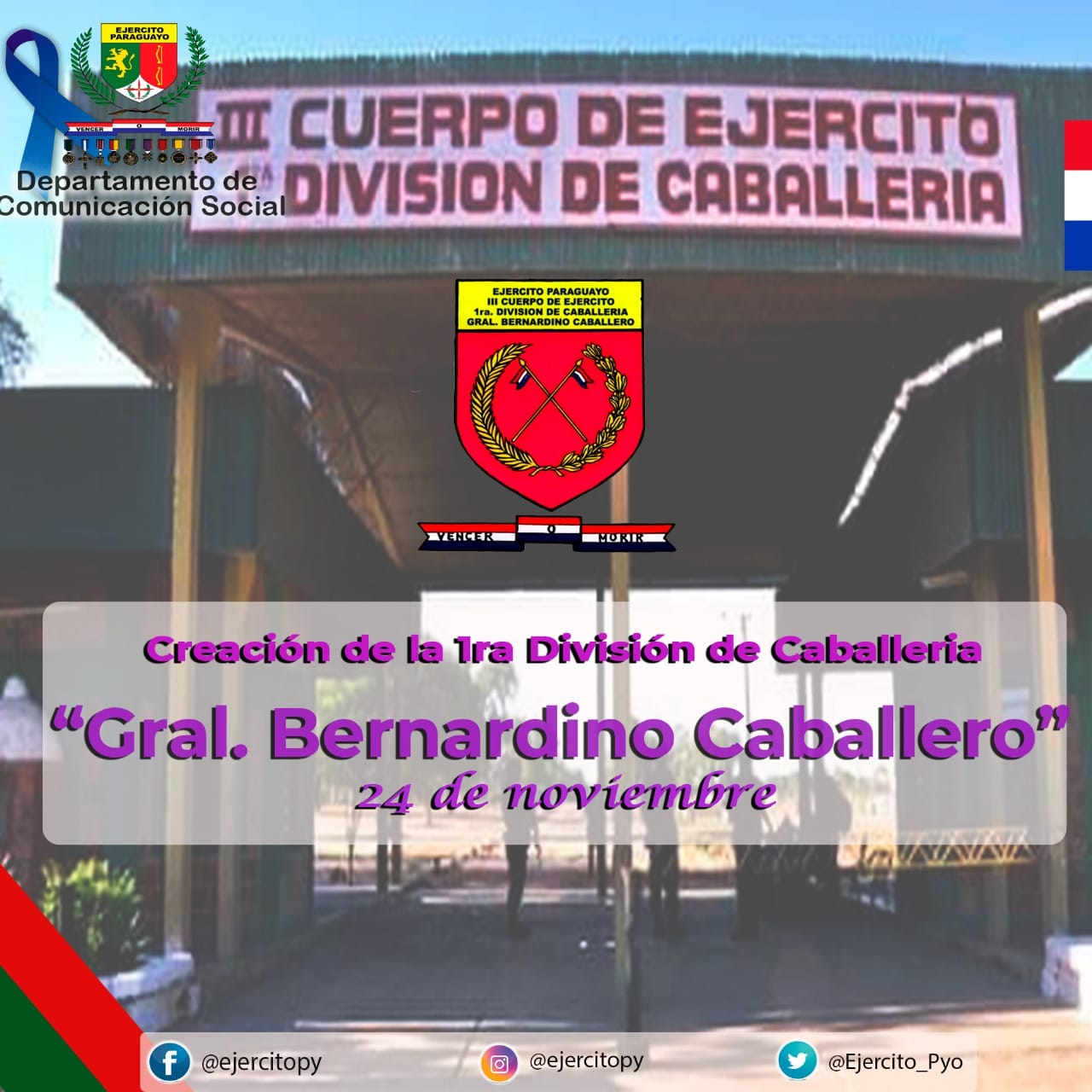 Parche De 1ª División De Caballería Color Agsu | Meses Sin Interés