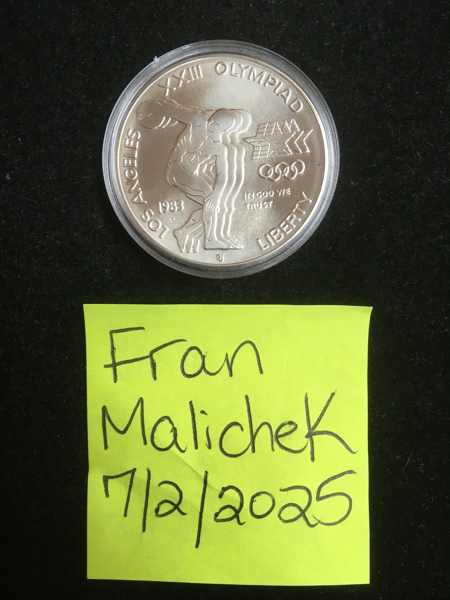 1983 Olympic dollar