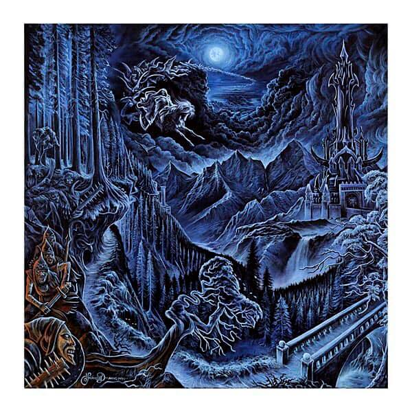 In the Nightside Eclipse Giclee print. Signed and numbered. 70x70cm